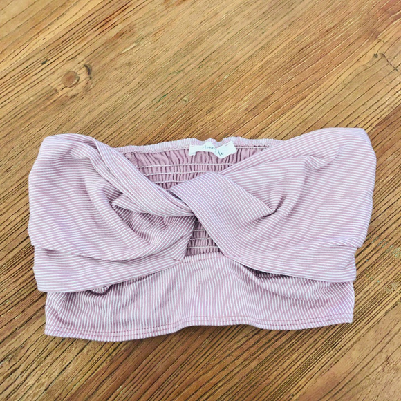 Honey Belle Other - xSOLDx Honey Belle Striped Knit Bandeau Crop Top